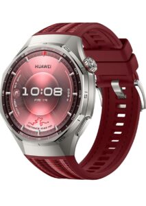 bracelet giopuey premium pour huawei watch gt 6 pro – tpu souple rouge
