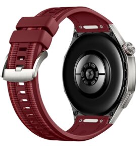 bracelet giopuey premium pour huawei watch gt 6 pro – tpu souple rouge