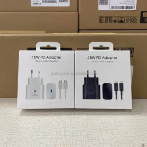 chargeur allume cigare double usb c 45w