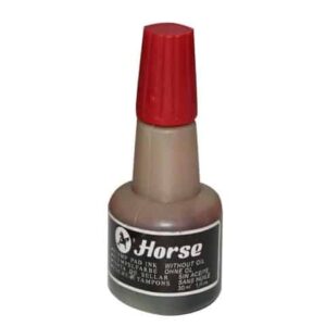 13762 encre tampon rouge horse.jpg