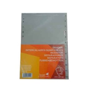 13848 intercalaire a4 12 positions plastique numerique 01755501.jpg