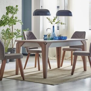 22294 table a manger 6 places extansible tres 16421075 clr marron blanc.jpg