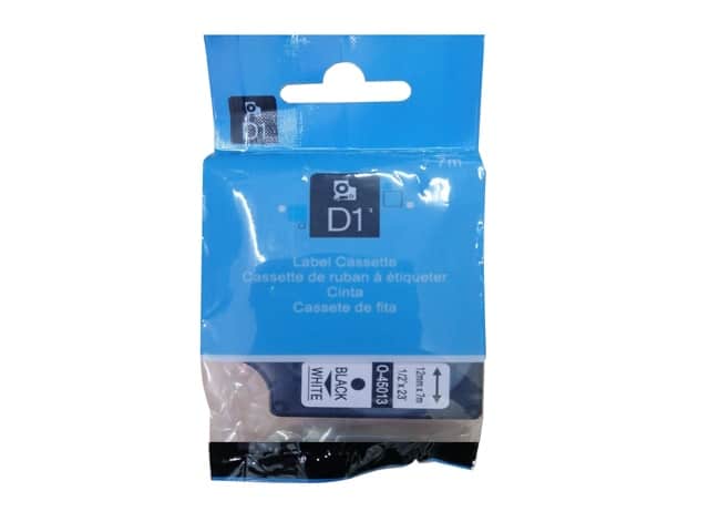 24815 etiquette dymo label d1 12 mm x7m i 12 in x23 ft noir blanc.jpg 24815 etiquette dymo label d1 12 mm x7m i 12 in x23 ft noir blanc.jpg