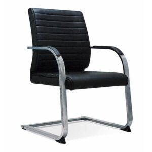 25071 fauteuil visiteur 2014c en pu noire 586894.jpg
