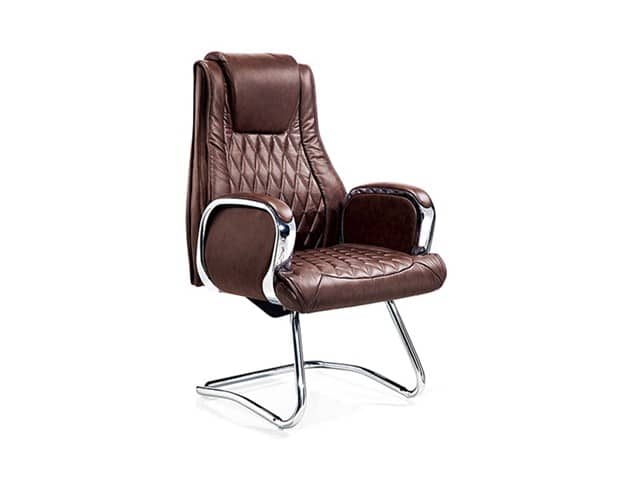 3407 fauteuil visiteur dossier haut ys1207c en pu marron c54 pied chrome.jpg 3407 fauteuil visiteur dossier haut ys1207c en pu marron c54 pied chrome.jpg