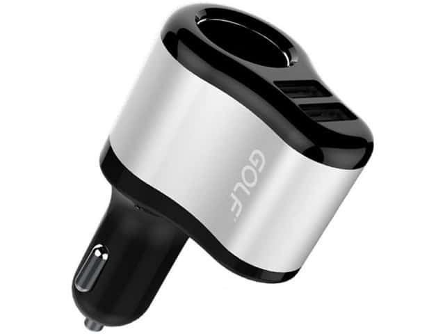 35403 chargeur telephone auto avec usb hub golf space 2.1a.jpg 35403 chargeur telephone auto avec usb hub golf space 2.1a.jpg