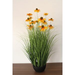 38501 fleurs de decoration ref 02 vertjaune.jpg