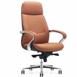 38906 fauteuil dossier haut pu ys2302a gx005 orangeys019 marron 72671200.jpg