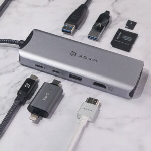 42854 hub usb c 9 ports a09 superspeed aapadhuba09gy gris.jpg