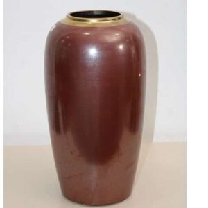 43205 vase de decoration ref 513 17x17x33 couleur marron dore mm.jpg