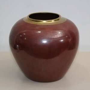 43209 vase de decoration ref 513 22x22x20 couleur marron dore pm.jpg