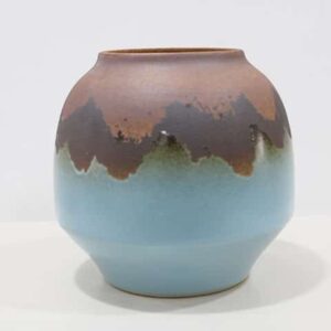 43226 vase de decoration ref z188 h20x22 couleur bleu marron pm.jpg