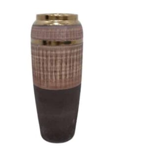 43259 vase de decoration ref 029 1 h78 noire saumon dore pm.jpg
