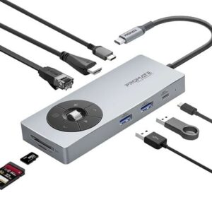 43908 dockstation promate hub usb c 4k 14 in1 100 w pd.jpg