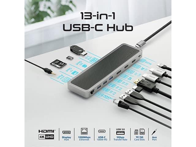 43981 dockstation promate versa hub usb c 4k 13 in1.jpg 43981 dockstation promate versa hub usb c 4k 13 in1.jpg