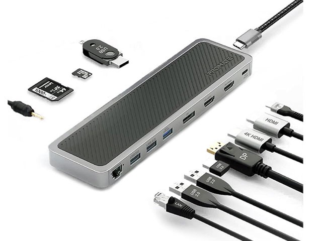 43982 dockstation promate versa hub usb c 4k 13 in1.jpg 43982 dockstation promate versa hub usb c 4k 13 in1.jpg